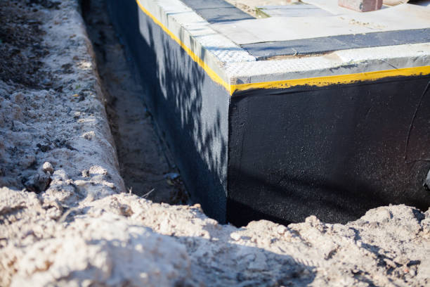 Professional Exterior Waterproofing technician working in Lansdowne, PA